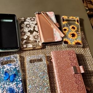 Samsung galaxy s10 plus phone case bundle